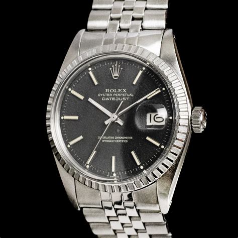 rolex datejust blacken|rolex datejust black dial vintage.